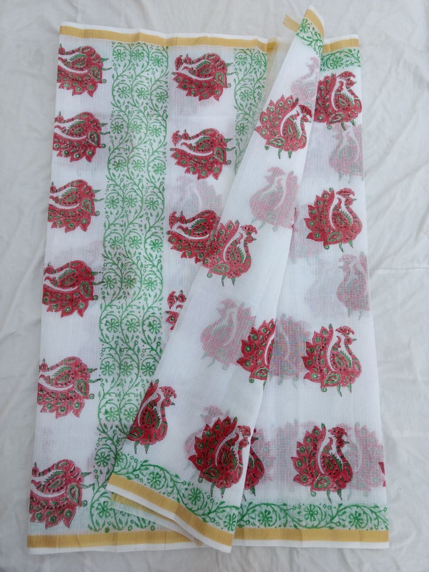 Kota Cotton Printed Saree Design-KOTASRE070
