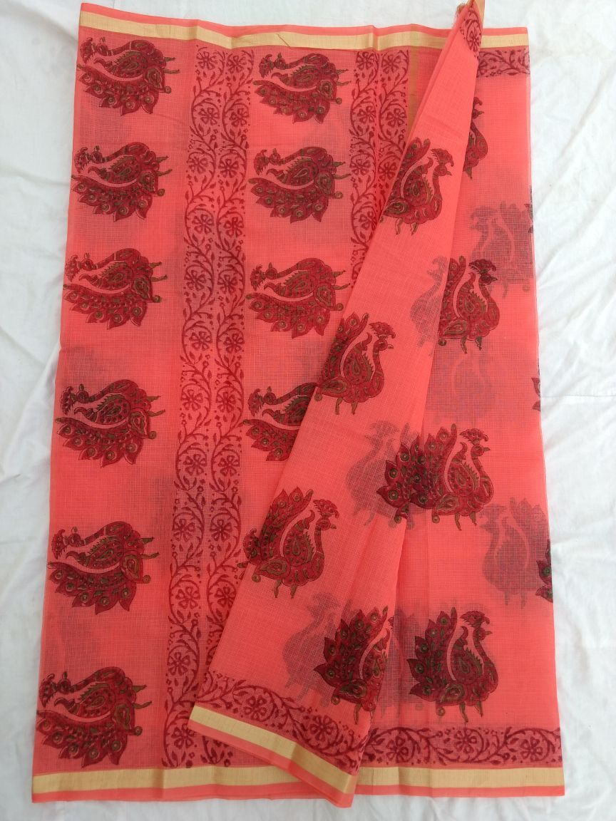 Kota Cotton Printed Saree Design-KOTASRE073