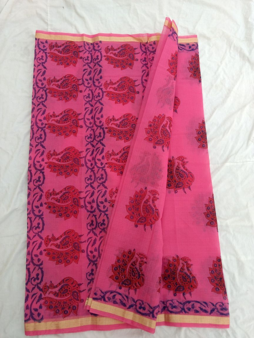 Kota Cotton Printed Saree Design-KOTASRE076