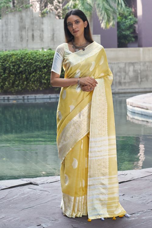 Linen Saree - LS006
