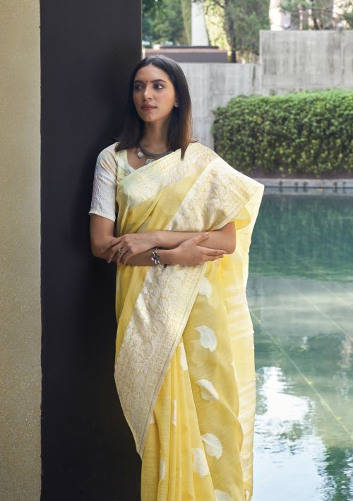 Linen Saree - LS006