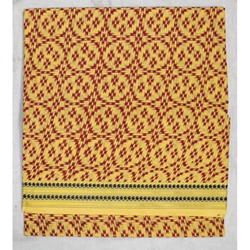 Fawn Favourite Madurai Sungudi Saree-MSS005 light brown coloured dailywear saree