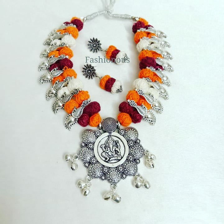 Antique Oxidised Metal Pendant-AOM01