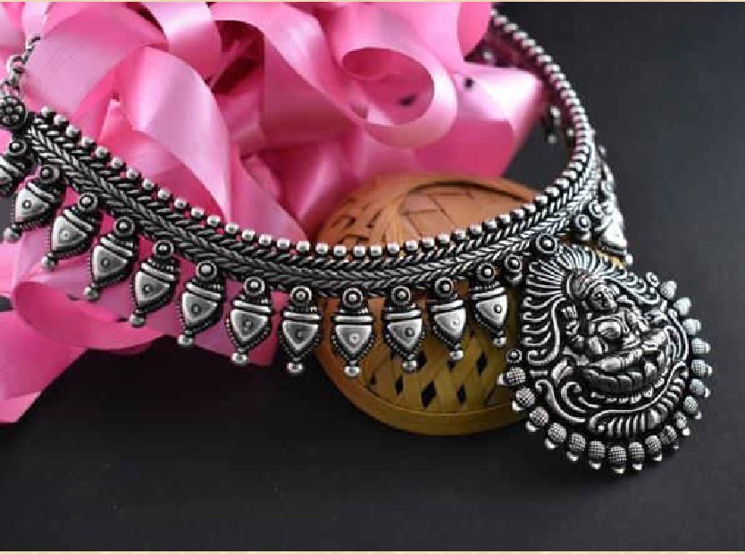 Oxidized Temple Necklace-OTN012