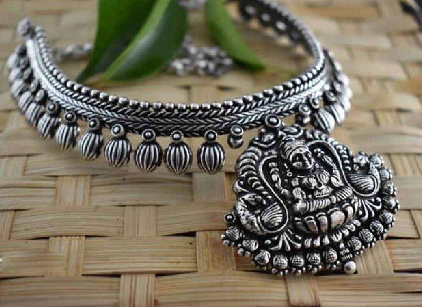 Oxidized Temple Necklace-OTN013