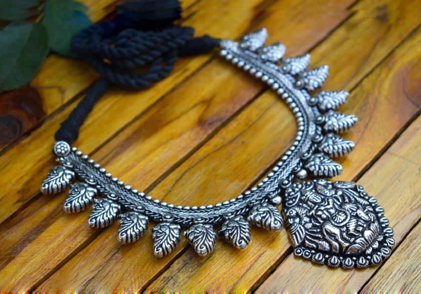 Oxidized Temple Necklace-OTN022