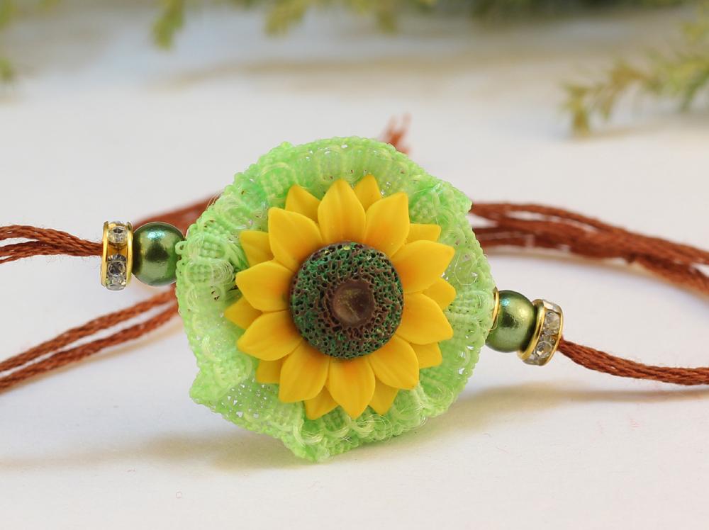 Polymer Clay Rakhi Design ZAPCR001