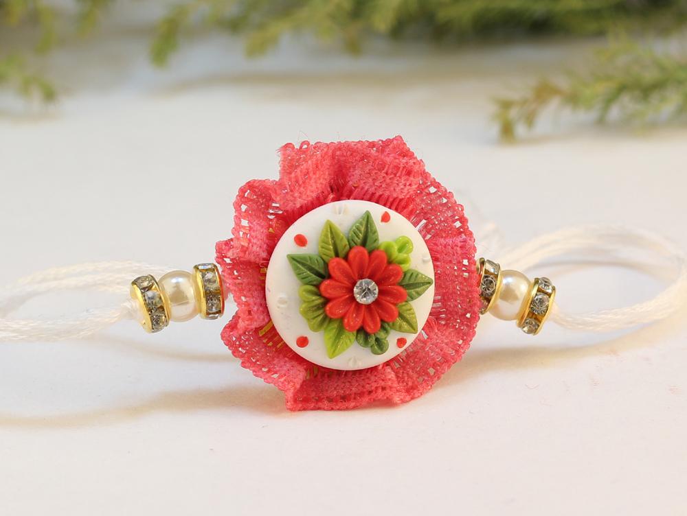 Polymer Clay Rakhi Design ZAPCR005