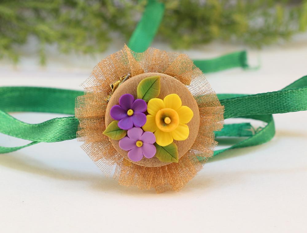 Polymer Clay Rakhi Design ZAPCR008