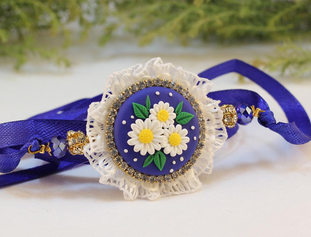 Polymer Clay Rakhi Design ZAPCR011