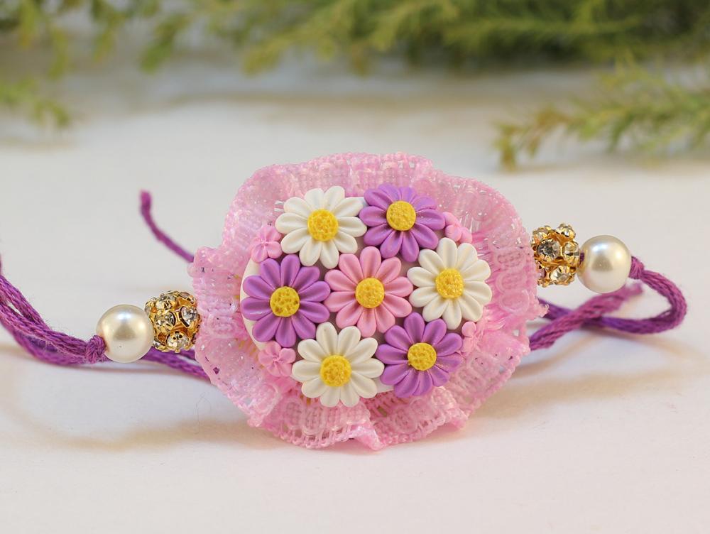 Polymer Clay Rakhi Design ZAPCR031