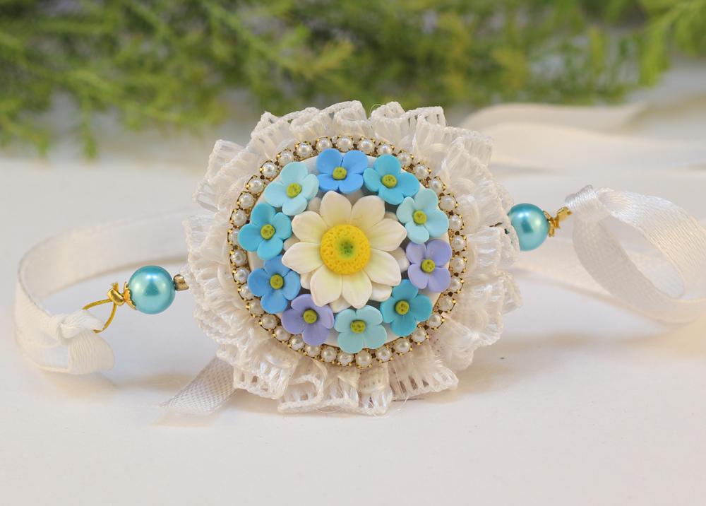 Polymer Clay Rakhi Design ZAPCR038