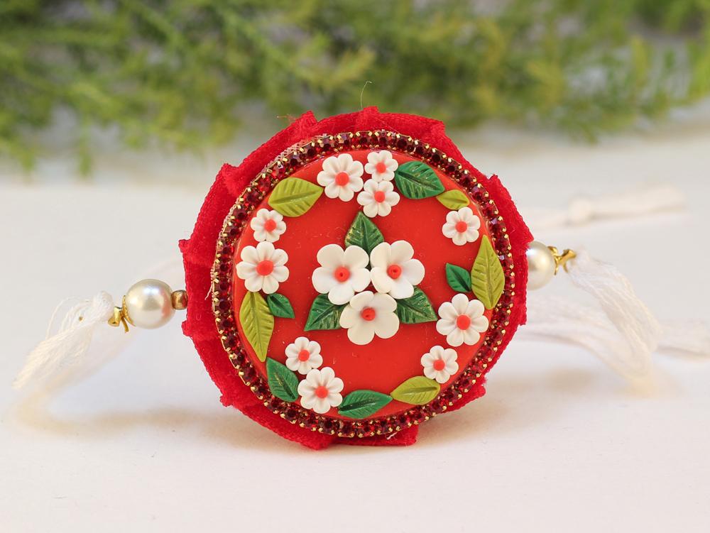Polymer Clay Rakhi Design ZAPCR039