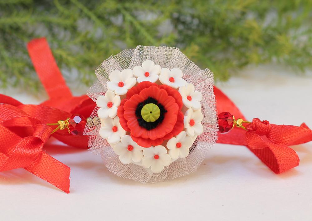 Polymer Clay Rakhi Design ZAPCR040