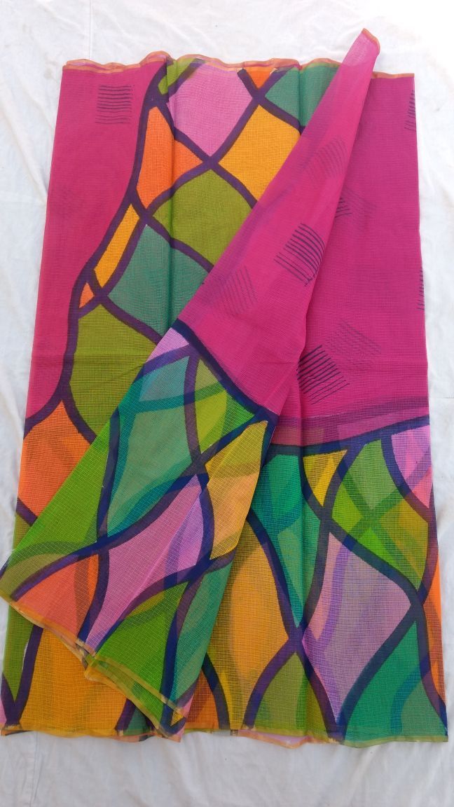 Pure Kota Cotton Printed Saree Design-KOTASRE010
