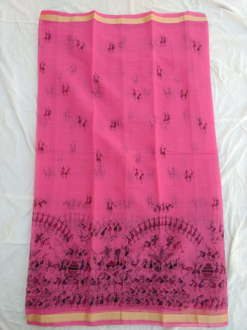Pure Kota Cotton Printed Saree Design-KOTASRE015