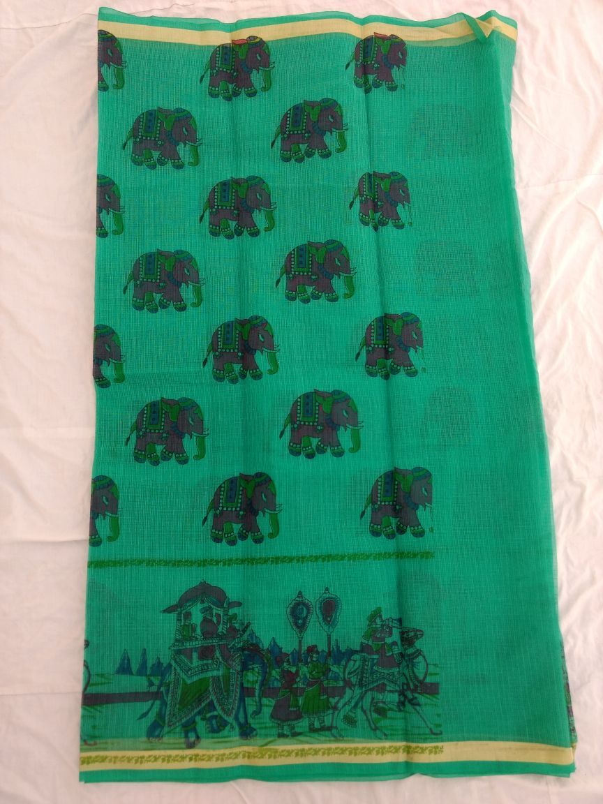 Pure Kota Cotton Printed Saree Design-KOTASRE022