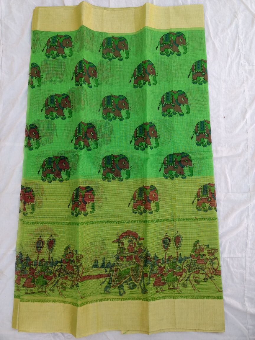Pure Kota Cotton Printed Saree Design-KOTASRE031