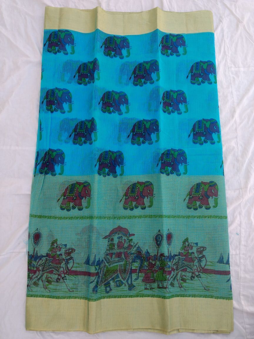 Pure Kota Cotton Printed Saree Design-KOTASRE032