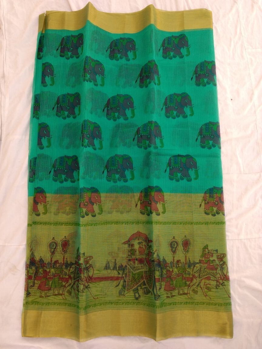 Pure Kota Cotton Printed Saree Design-KOTASRE034