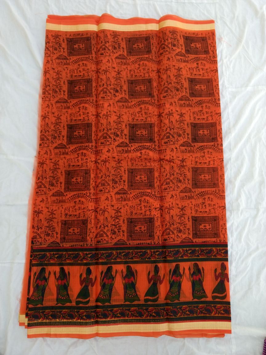Pure Kota Cotton Printed Saree Design-KOTASRE037