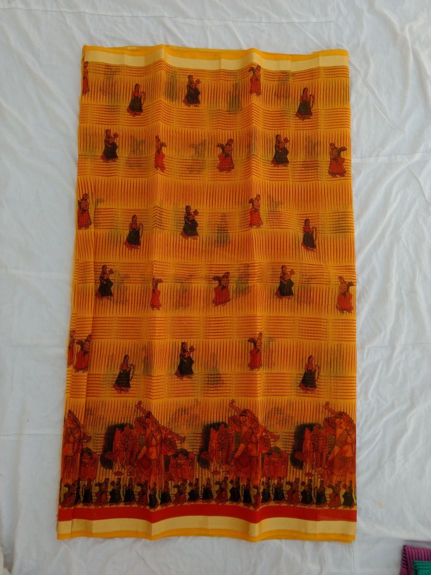 Pure Kota Cotton Printed Saree Design-KOTASRE041