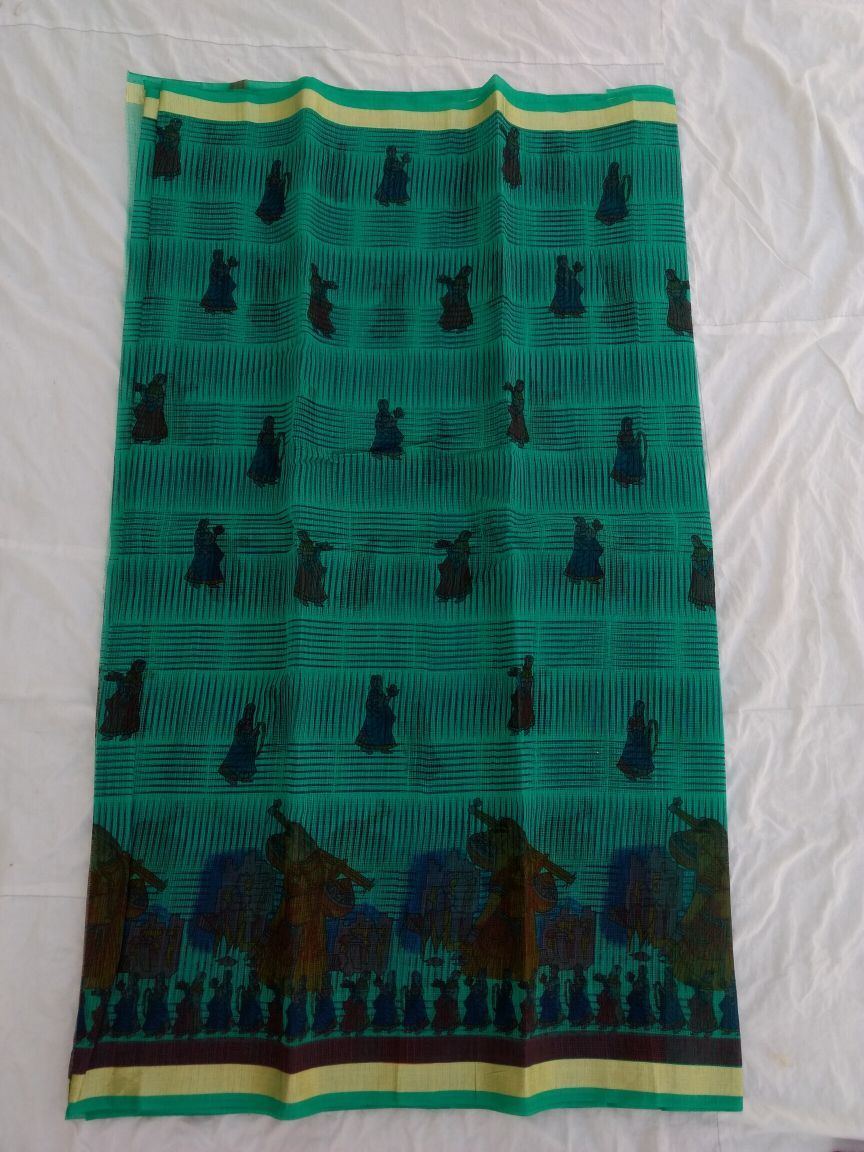 Pure Kota Cotton Printed Saree Design-KOTASRE042