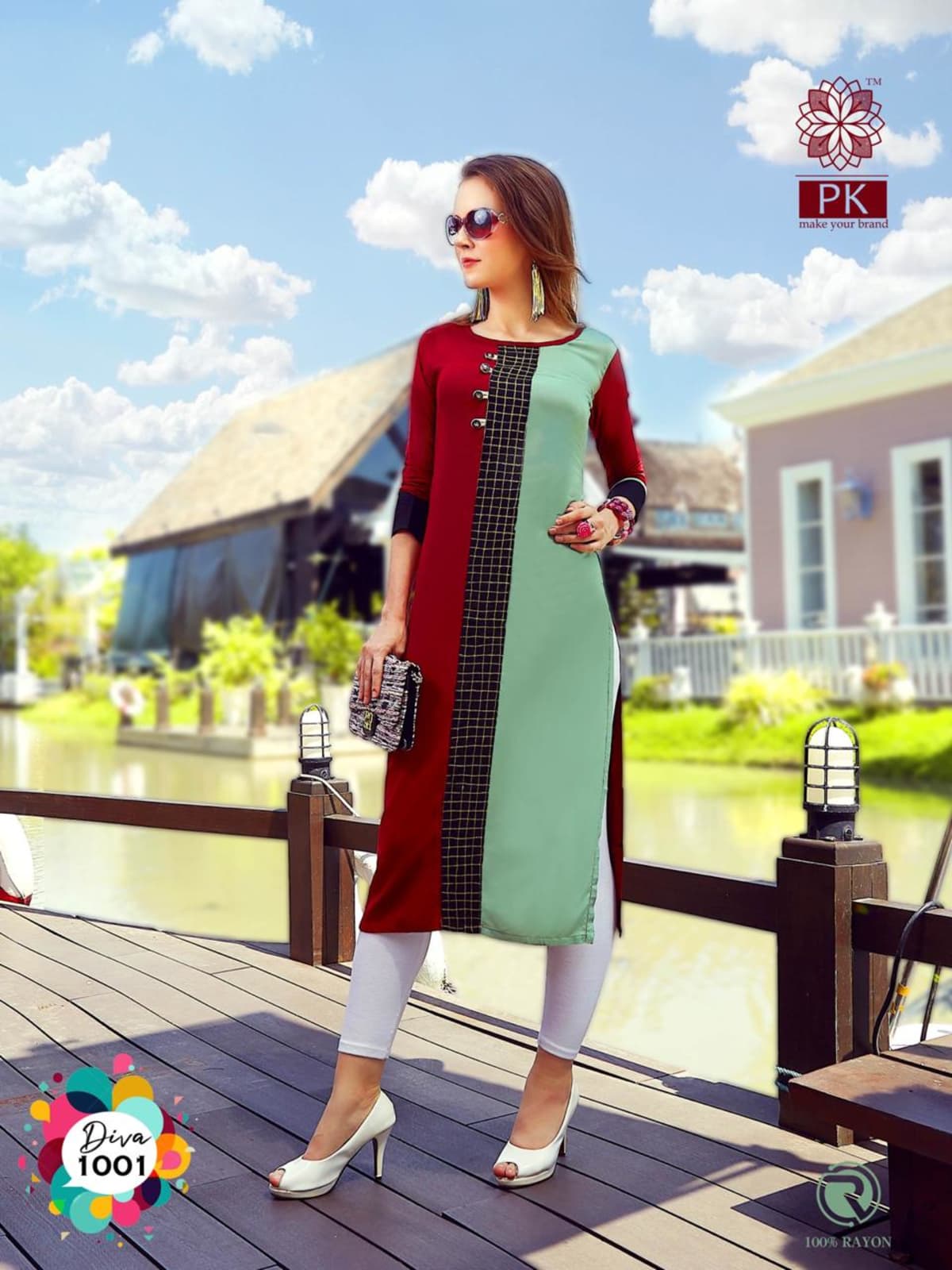 Rayon Women's Kurti
