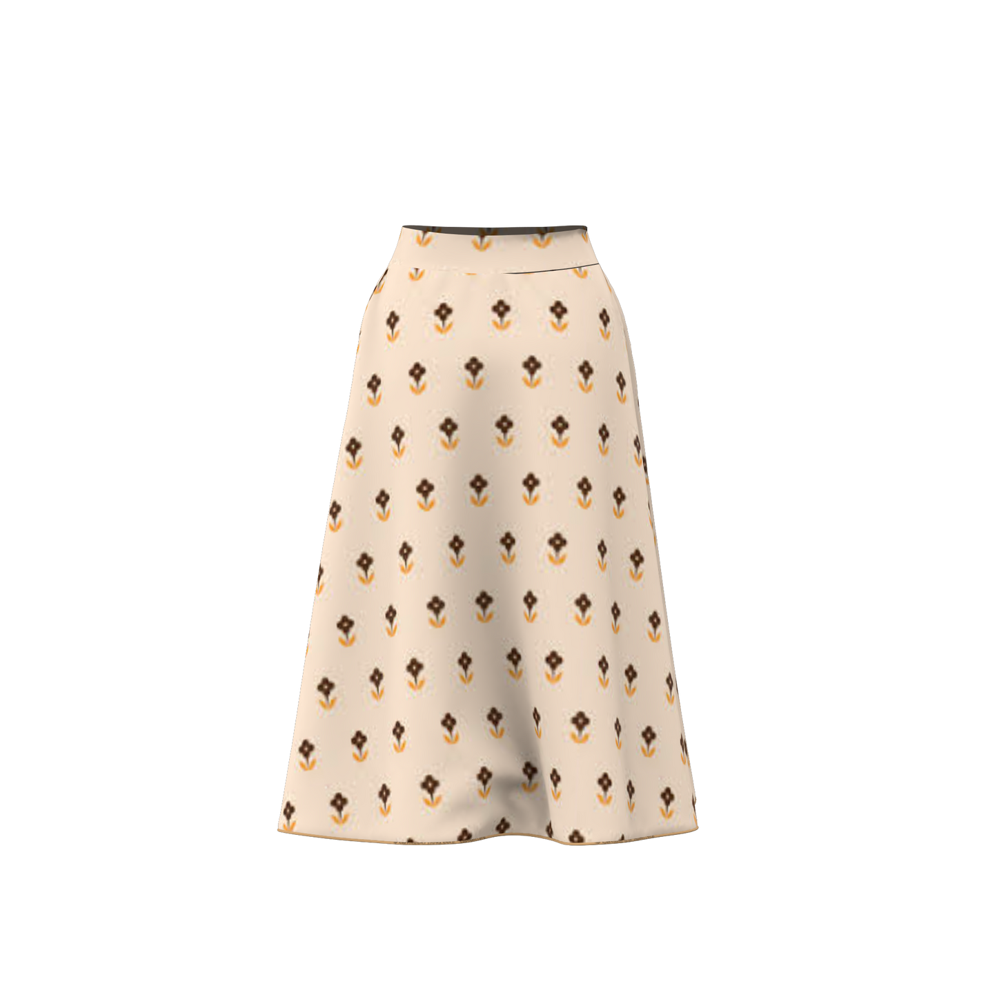 Enigmatic Edge A-Line Customized Skirt _CSTK002