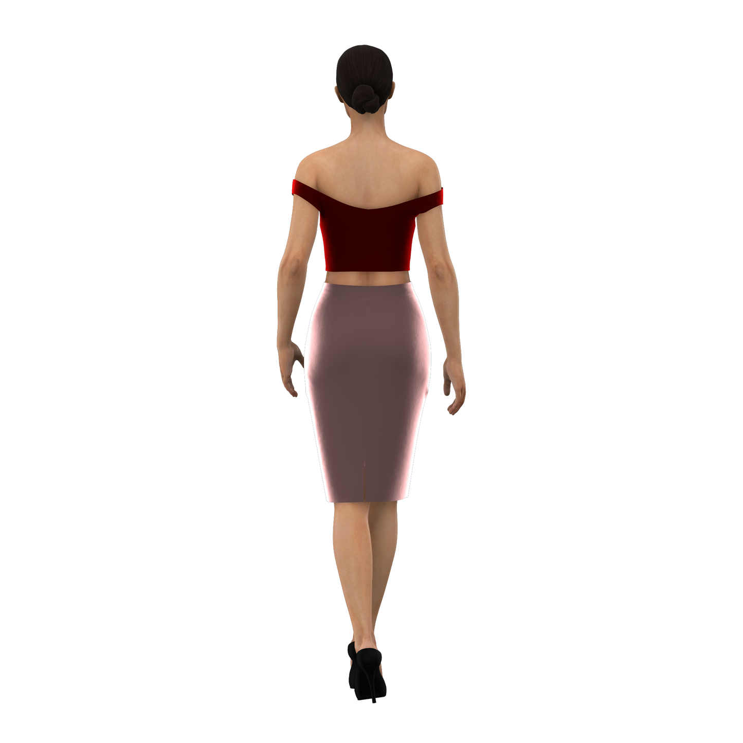 Sleek Chic Pencil Customized Skirt_CSKT003