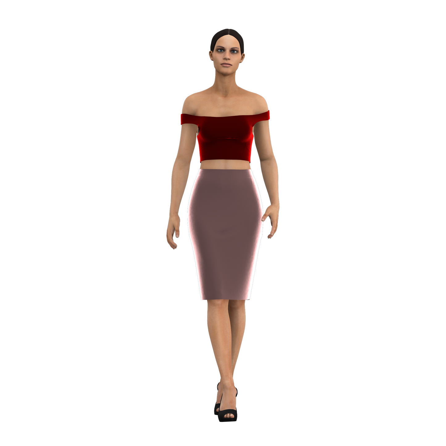 Sleek Chic Pencil Customized Skirt_CSKT003