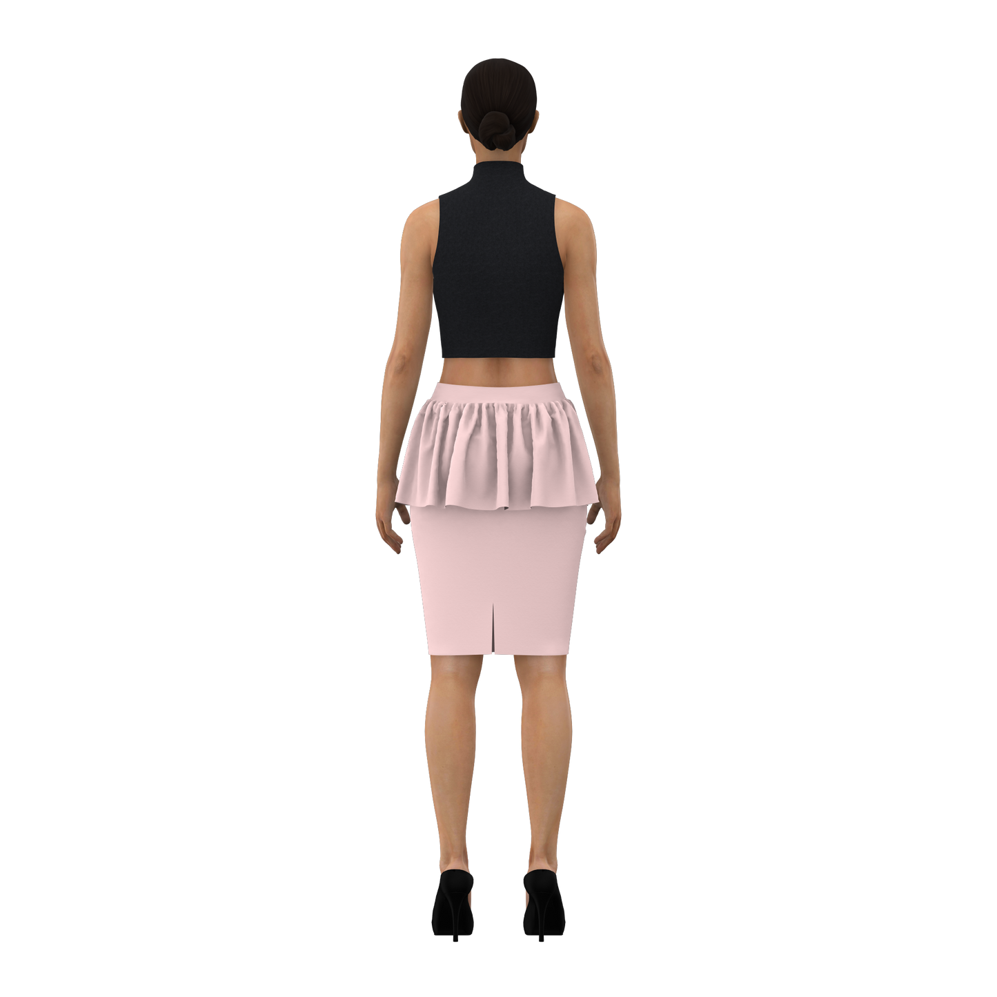 Peppy Pop Peplum Customized Skirt_CSKT004 (Stitching Service)