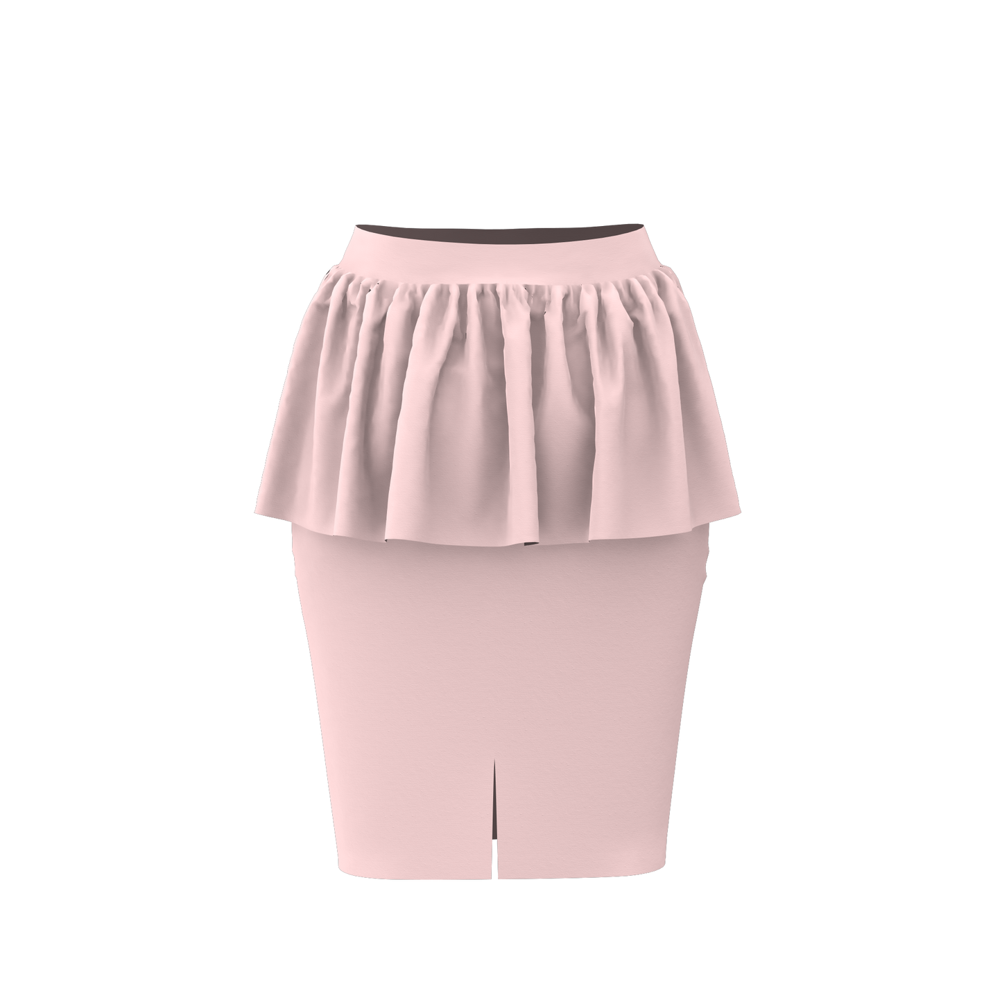 Peppy Pop Peplum Customized Skirt_CSKT004