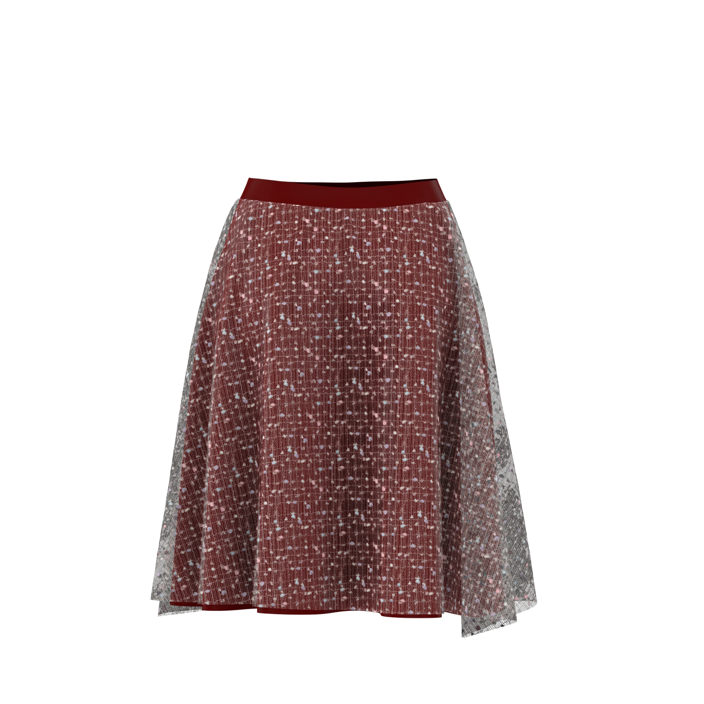 StarrySpin Netted Customized Skirt _CSKT008