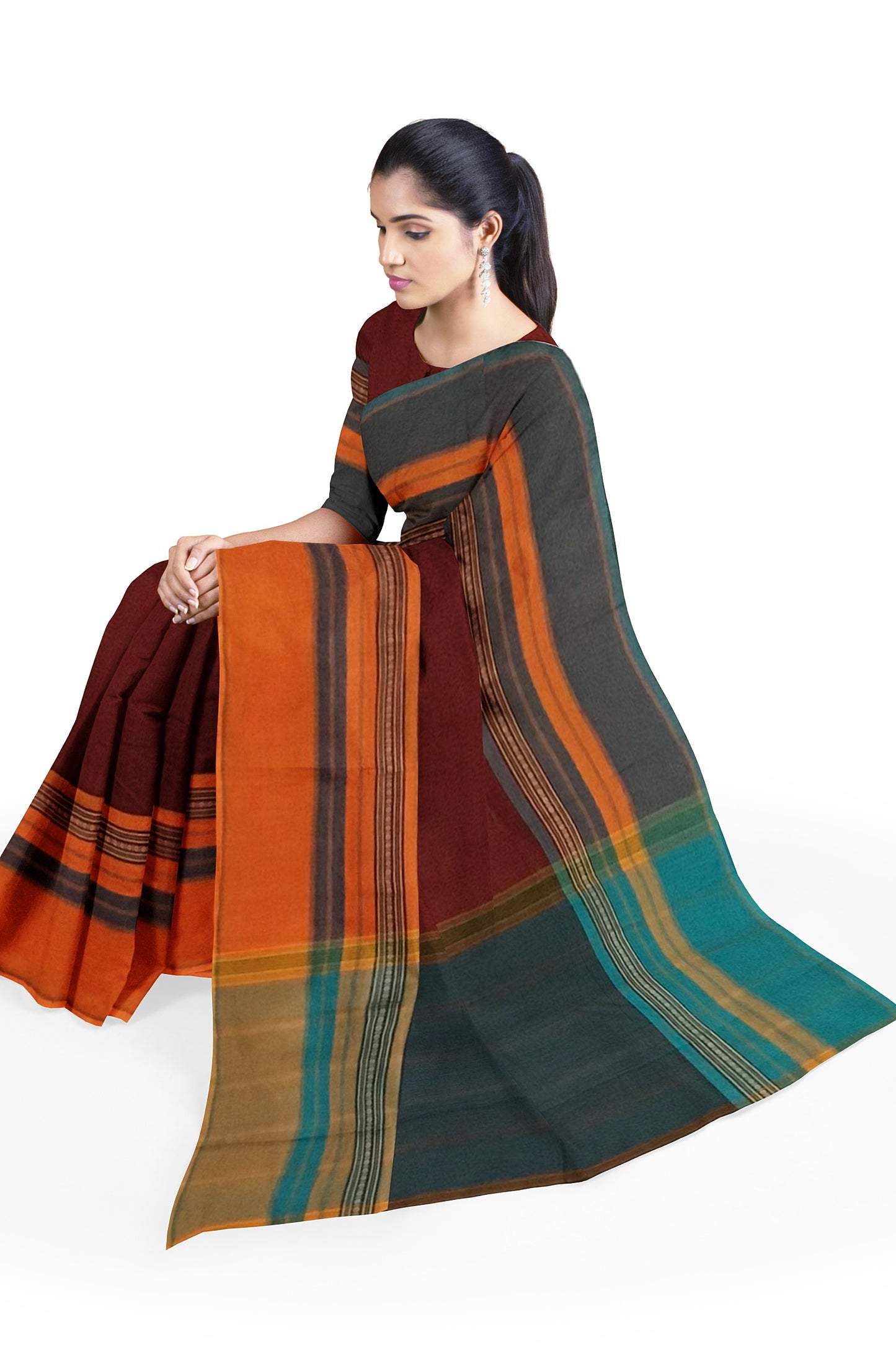 Chettinad Handloom Cotton Saree - CHCS045