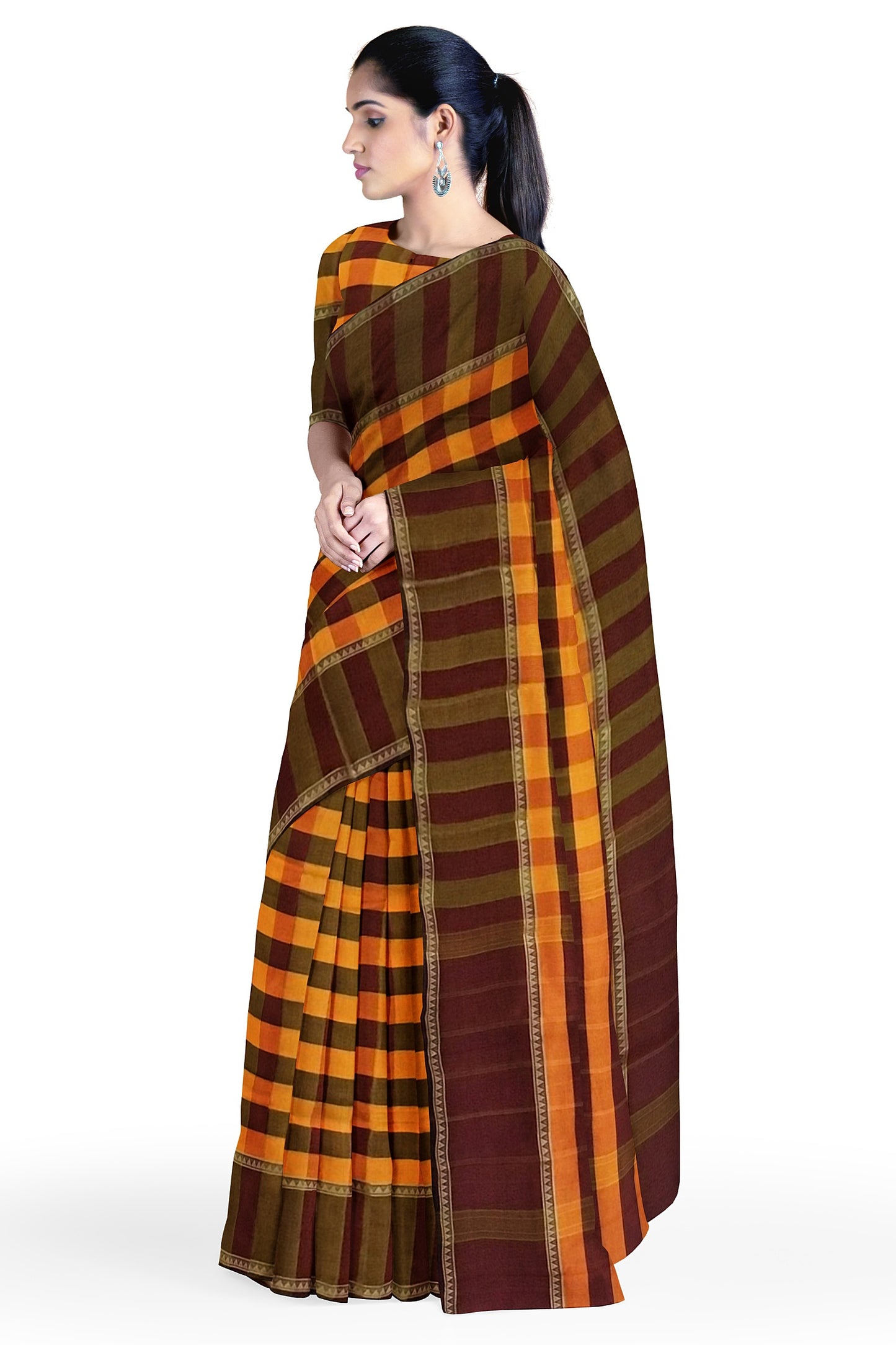 Chettinad Handloom Cotton Saree - CHCS038