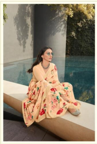 Tutti Fruity Chiffon Saree