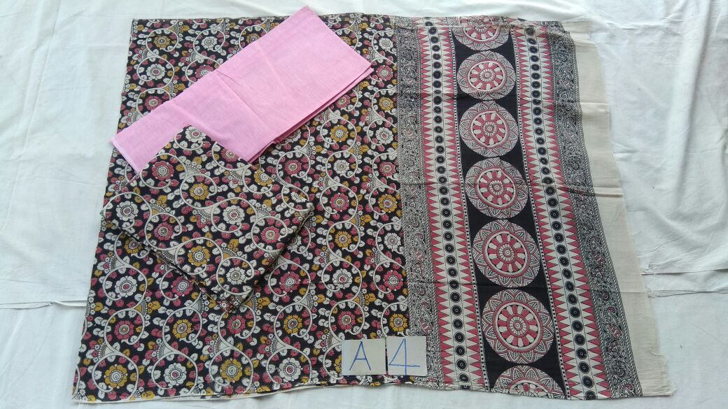 Unstitched Kalamkari Dress Material-012