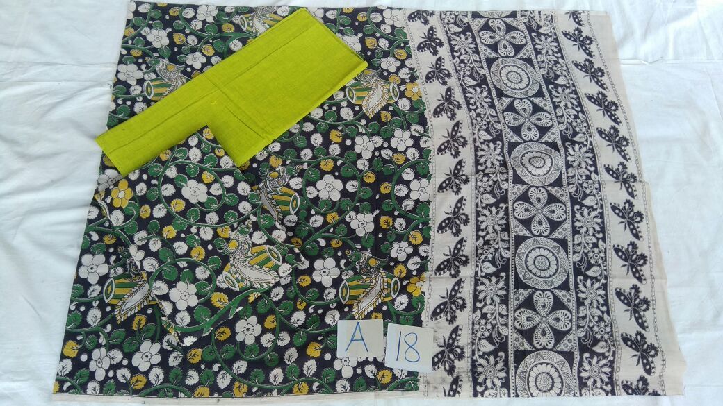 Unstitched Kalamkari Dress Material-014