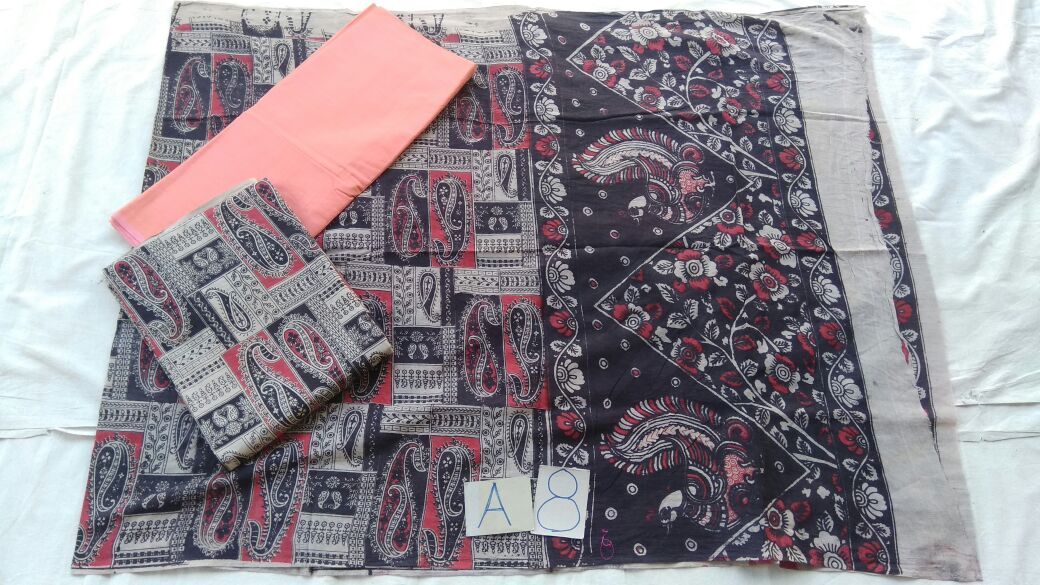 Unstitched Kalamkari Dress Material-023