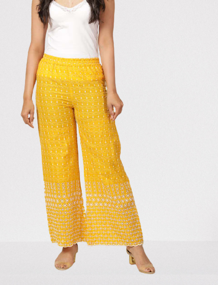cambric mustard palazzo