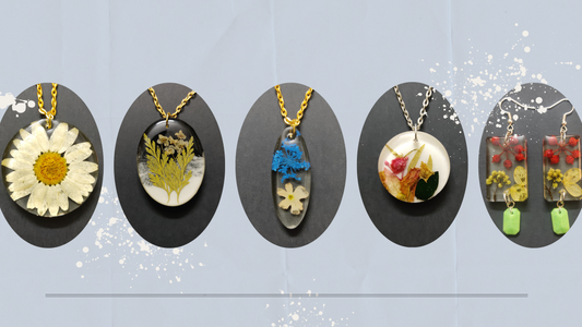 Tips to create stunning Resin Jewellery with Real Flowers