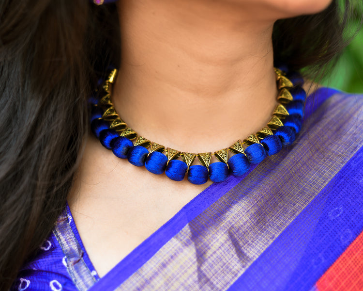 Latest silk thread jewellery deals