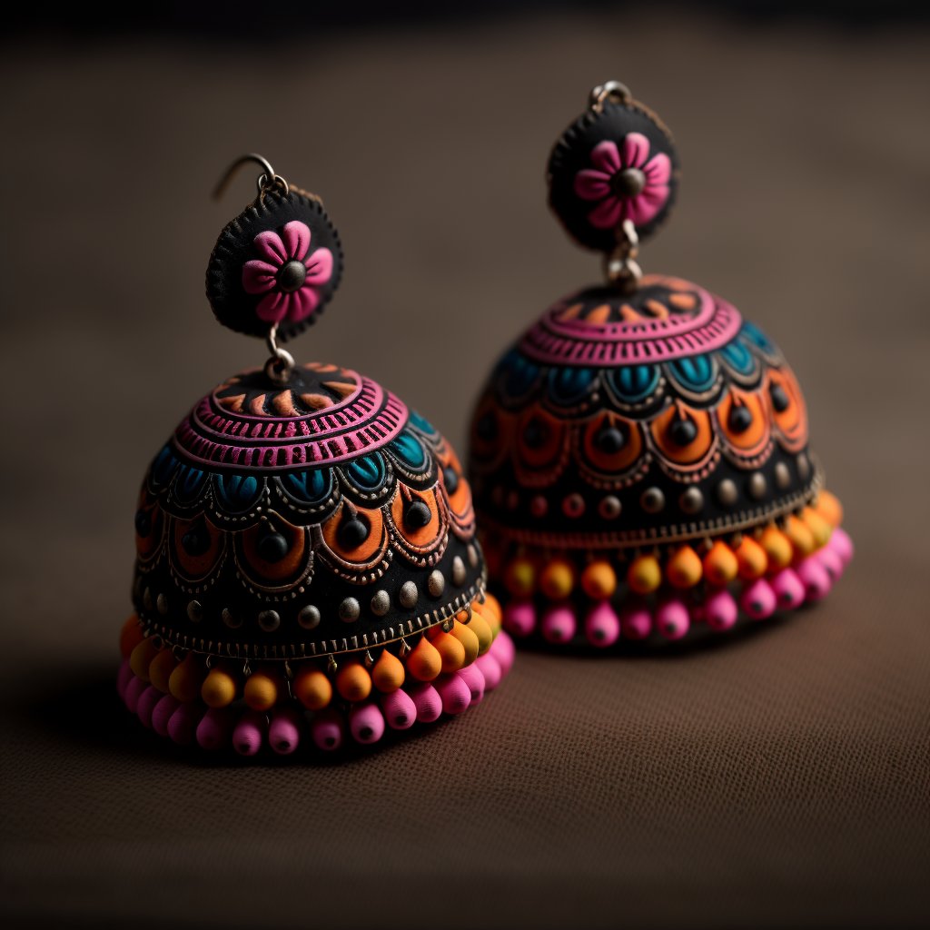 Clay jhumkas store