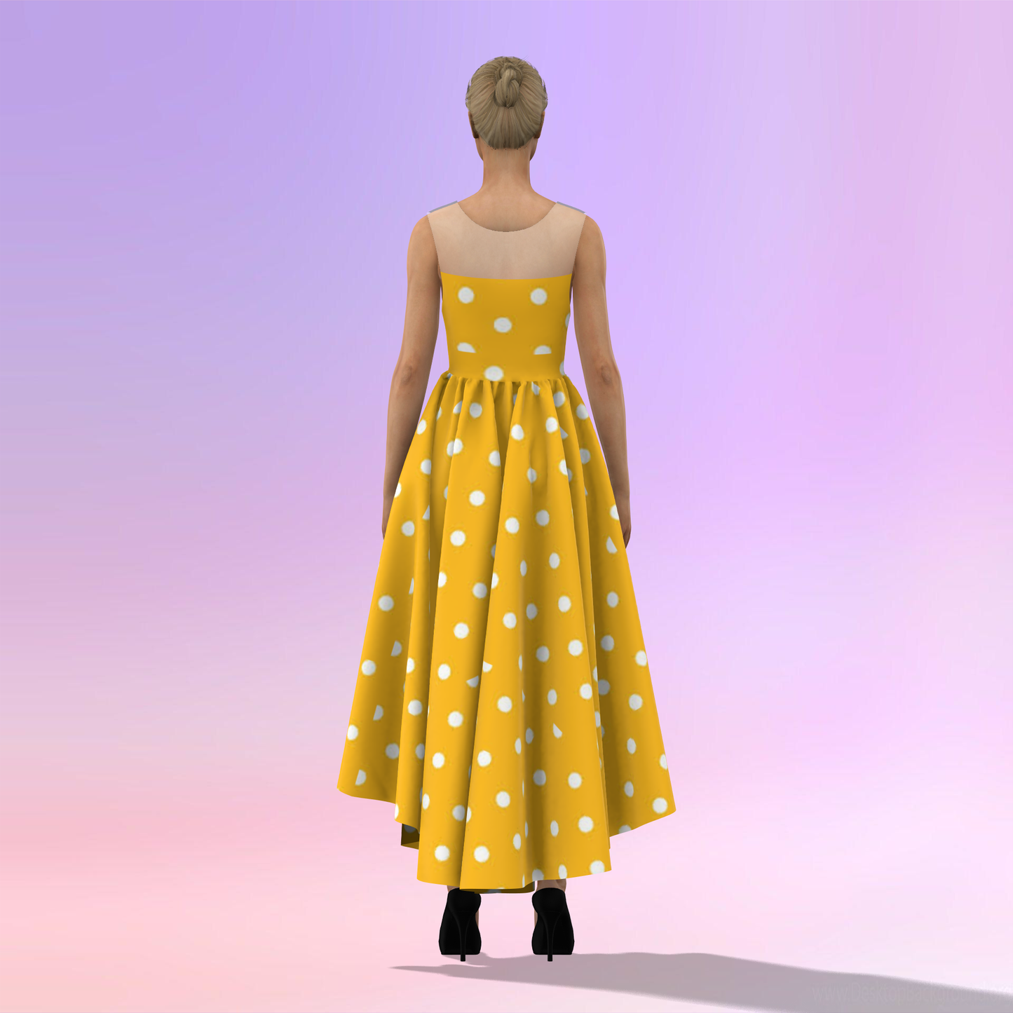 Asymmetrical Affair Mom-Daughter Combo Dress - MDC009 (Stitching Service)