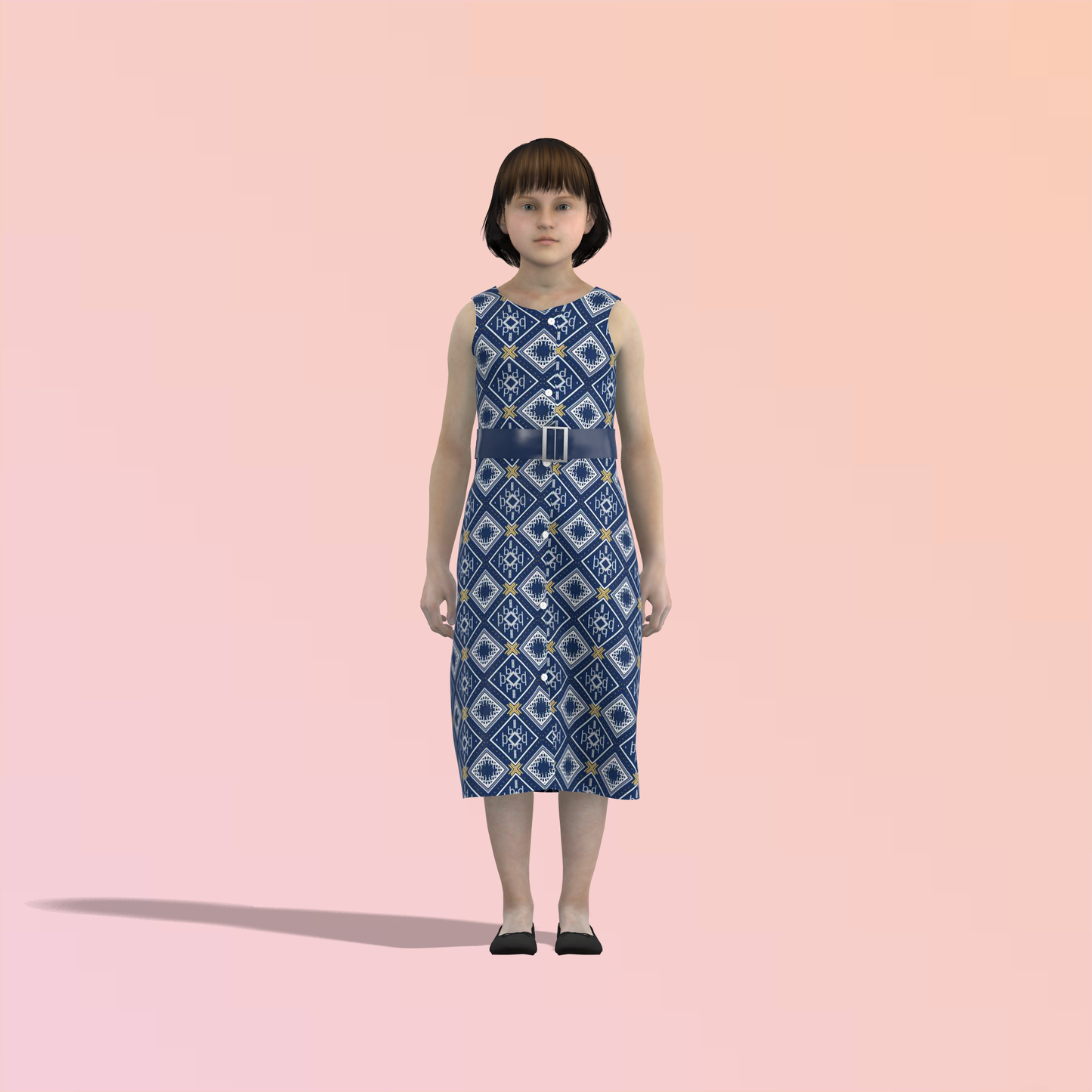 Fashion Fushion Mom-Daughter Combo Dress - MDC005 (Stitching Service)