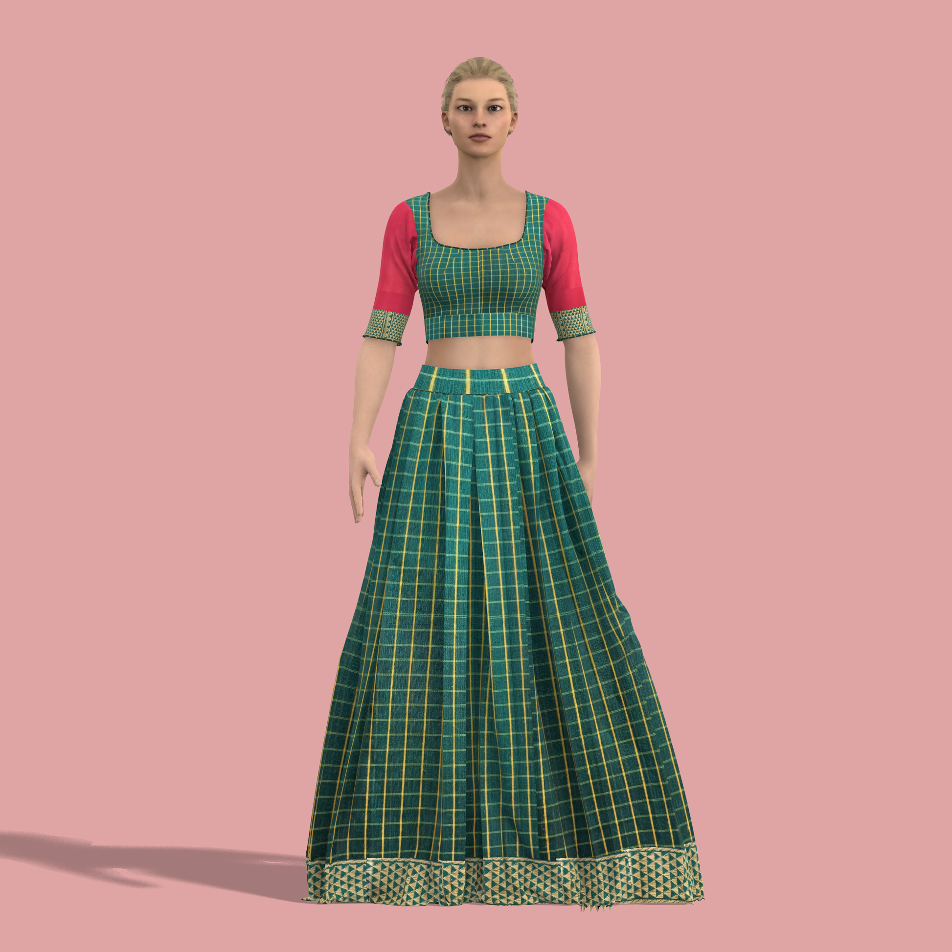 Custom lehenga on sale online