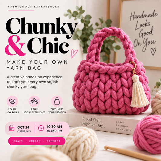CHUNKY & CHIC - Make Your Own Yarn Bag