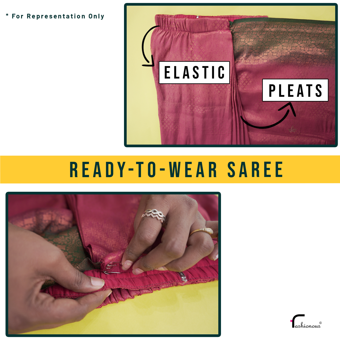 Convert Regular Saree to Ready-To-Wear Saree (Add-on Service)