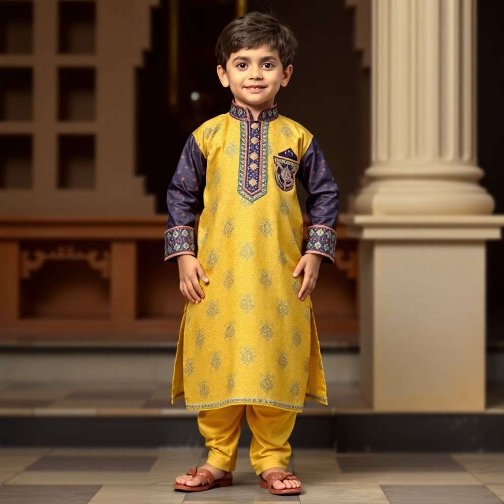 Customised Men's/Boy's Kurta Set (Stitching Service